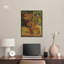 "Bouquet de fleurs", art mural rétro sur toile par Art Remedy-104330940-104330948
