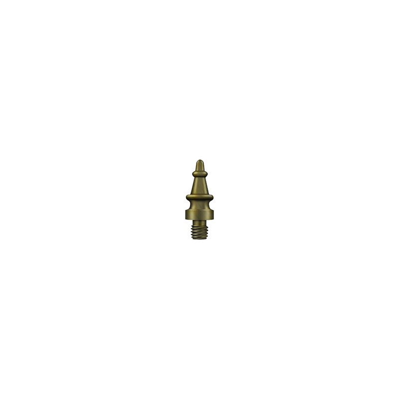 Steeple Center Hinge Tip, Antique Brass