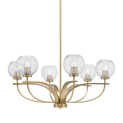 Unia 6 - Light Dimmable Classic / Traditional Chandelier