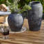Terracotta Vase - Rustic Black-601902396