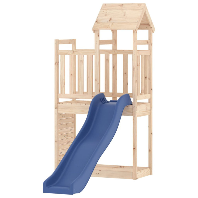 Gallego Freeport Park 196cm W x 112cm D Outdoor Solid Wood Playhouse, Brown