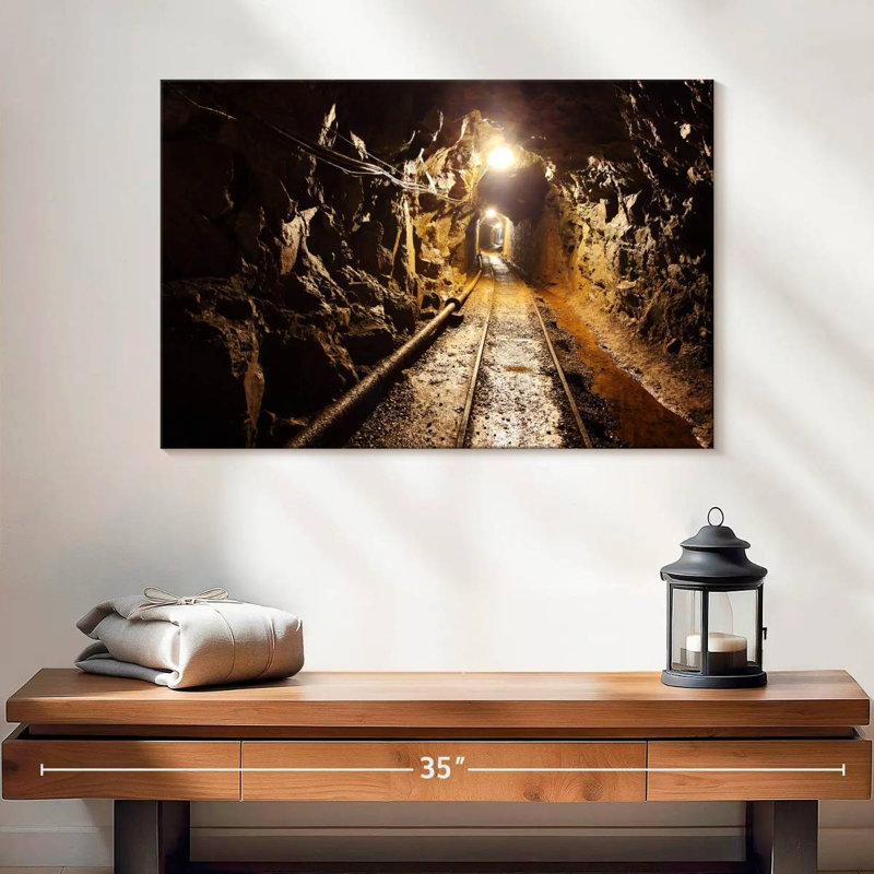Lilie Mine Tunnel, 24" H x 36" W