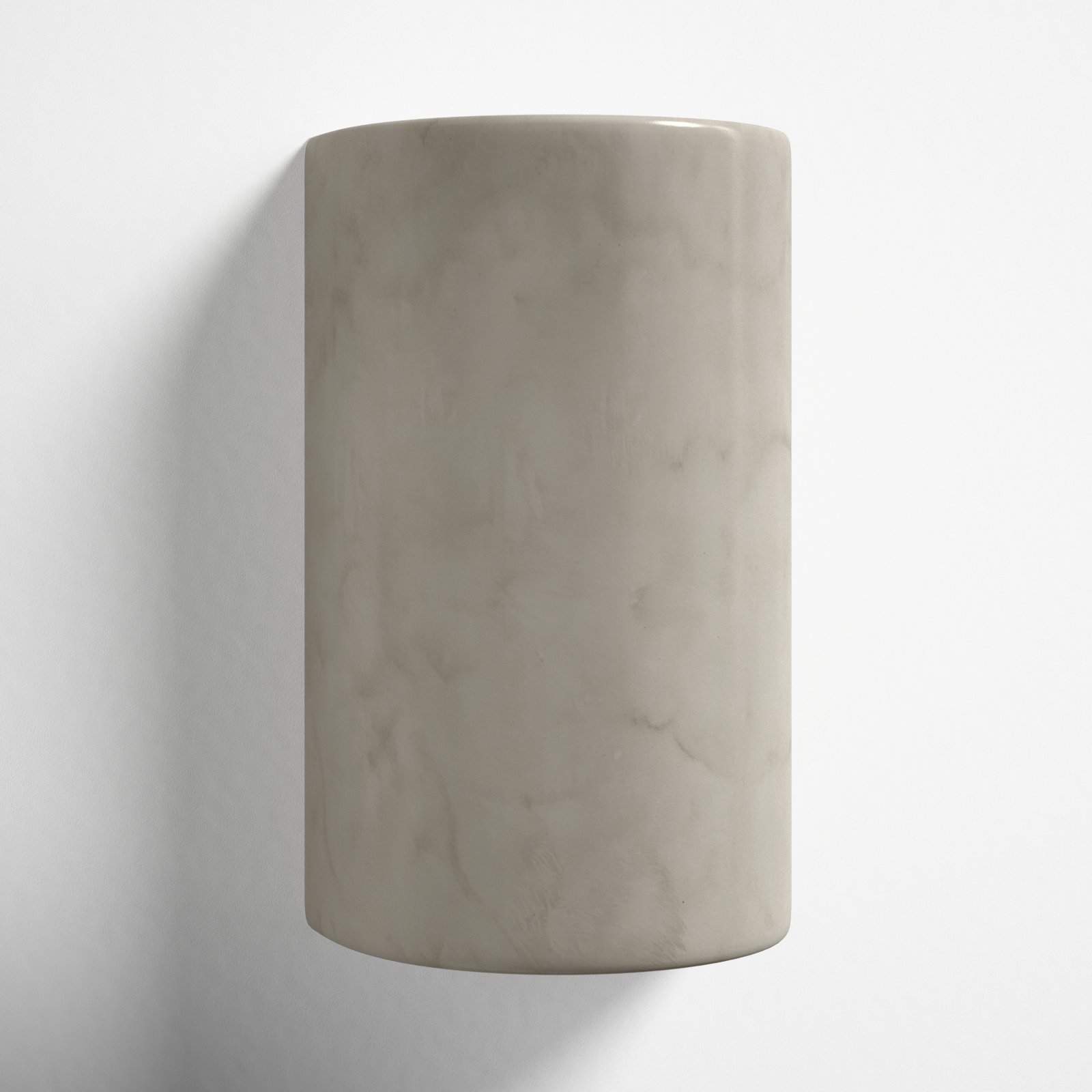 Pacursa Ceramic Dimmable Flush Mounted Sconce, 12.5" H x 7.75" W x 6.25" D, Real Rust, Incandescent (Not included)