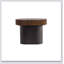 Ensemble de 2 tables basses gigognes rondes Handcrafted