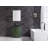 Boger 24'' Single Bathroom Vanity with Glass Top-1914096284