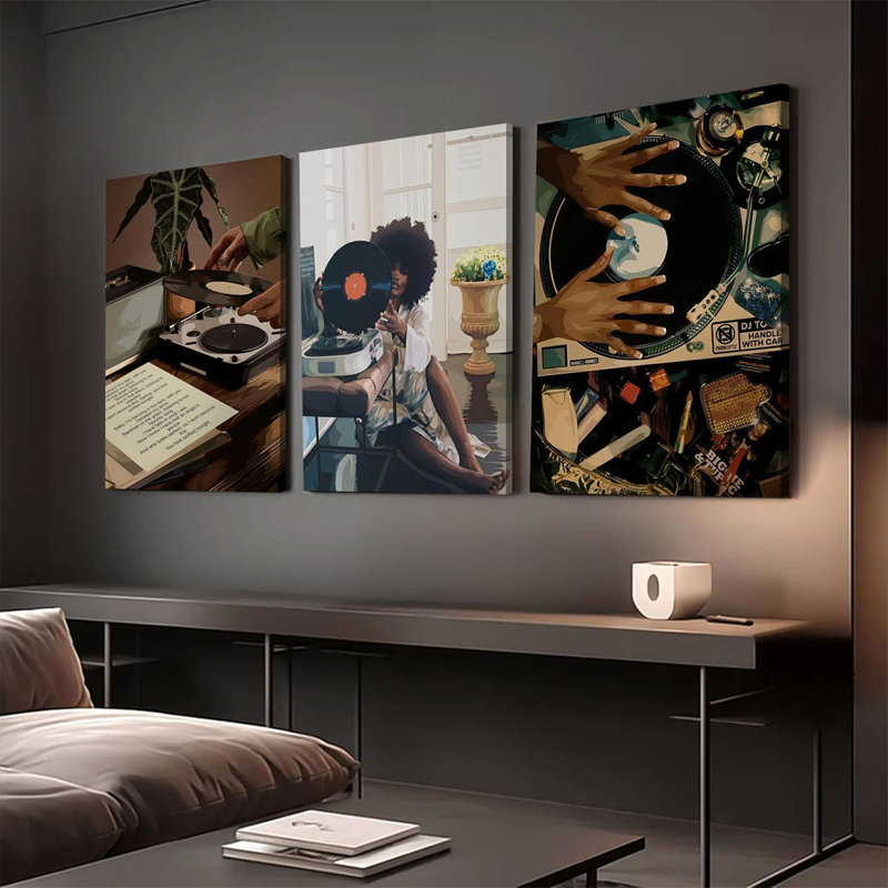 3 Piece Wrapped Canvas Print