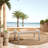 Patio/Outdoor Aluminum Coffee Table