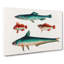Two Brown & Green Fish - Wrapped Canvas Painting Print-55303054