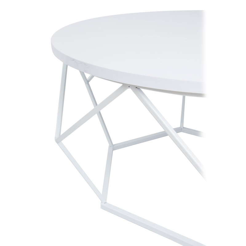 Ainsworth Frame Coffee Table, White, White