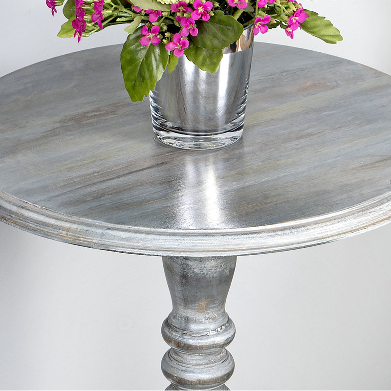 Dani Round Pedestal 16"W Side Table