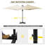Brentton 245cm Cantilever Parasol-1400716525