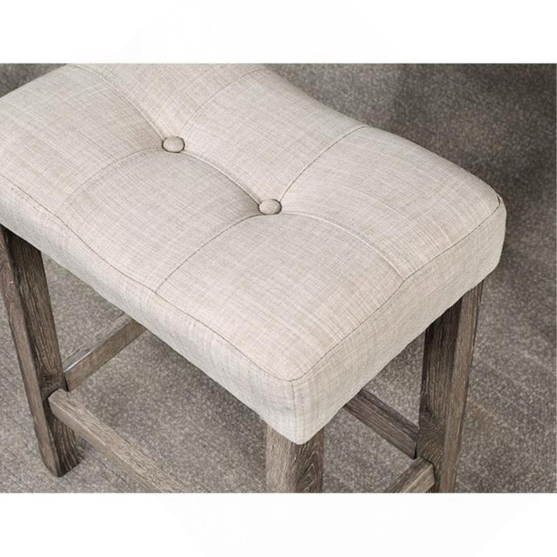 Ensemble de salle à manger 5 pièces Transitional Table et tabourets 4X
