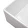 Nantucket Sinks Newport 28'' White Fireclay Rectangular Wall Mount Bathroom Sink with Overflow