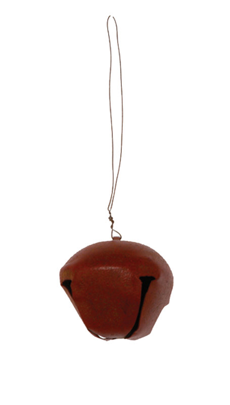 Ornement figurine suspendu jingle bell, 2.5", Rouge
