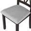 Ensemble de salle à manger 3 pièces avec table à abattants et 2 chaises rembourrées, ensemble de salle à manger pour petits espaces-1960685793