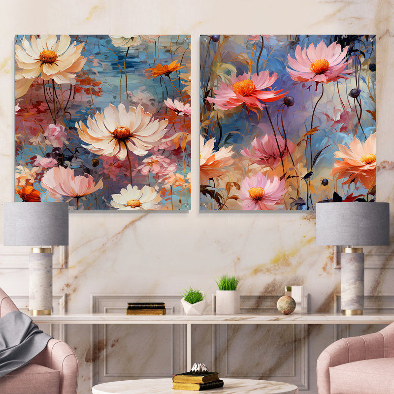 Bordeaux - ensemble de 2 art mural en verre acrylique, H 16 po x l 33 po