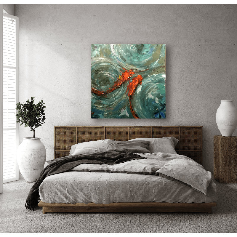 Good Fortune II - Artist Enhanced Canvas Print, Wrapped Canvas, 40" H x 40" W x 1.5" D