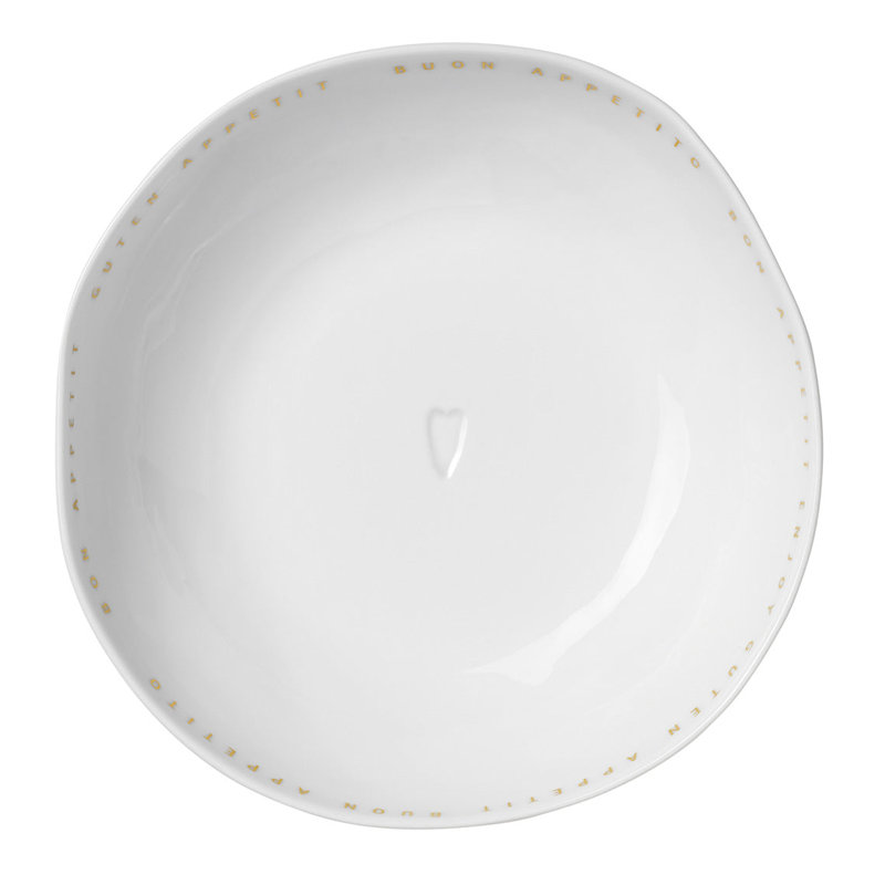 Bon Appetit Porcelain Bowl - Shallow