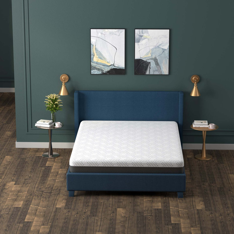Matelas ferme de 8 pouces avec housse de refroidissement, Très grand lit