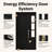 Entry Front Exterior Fiberglass Door 32" x 80" Painted Black 2-Panel Prehung Door Fixed Single Sidelite Black 3-Lite Clear Glass Door With Jamb, Left-Hand Inswing (Not Included Hardware Kit)-136160768-136160769-136160767