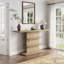 Console 63 po, rangement rétro à 2 niveaux pour salon - naturel-129912094-129912096-129912099