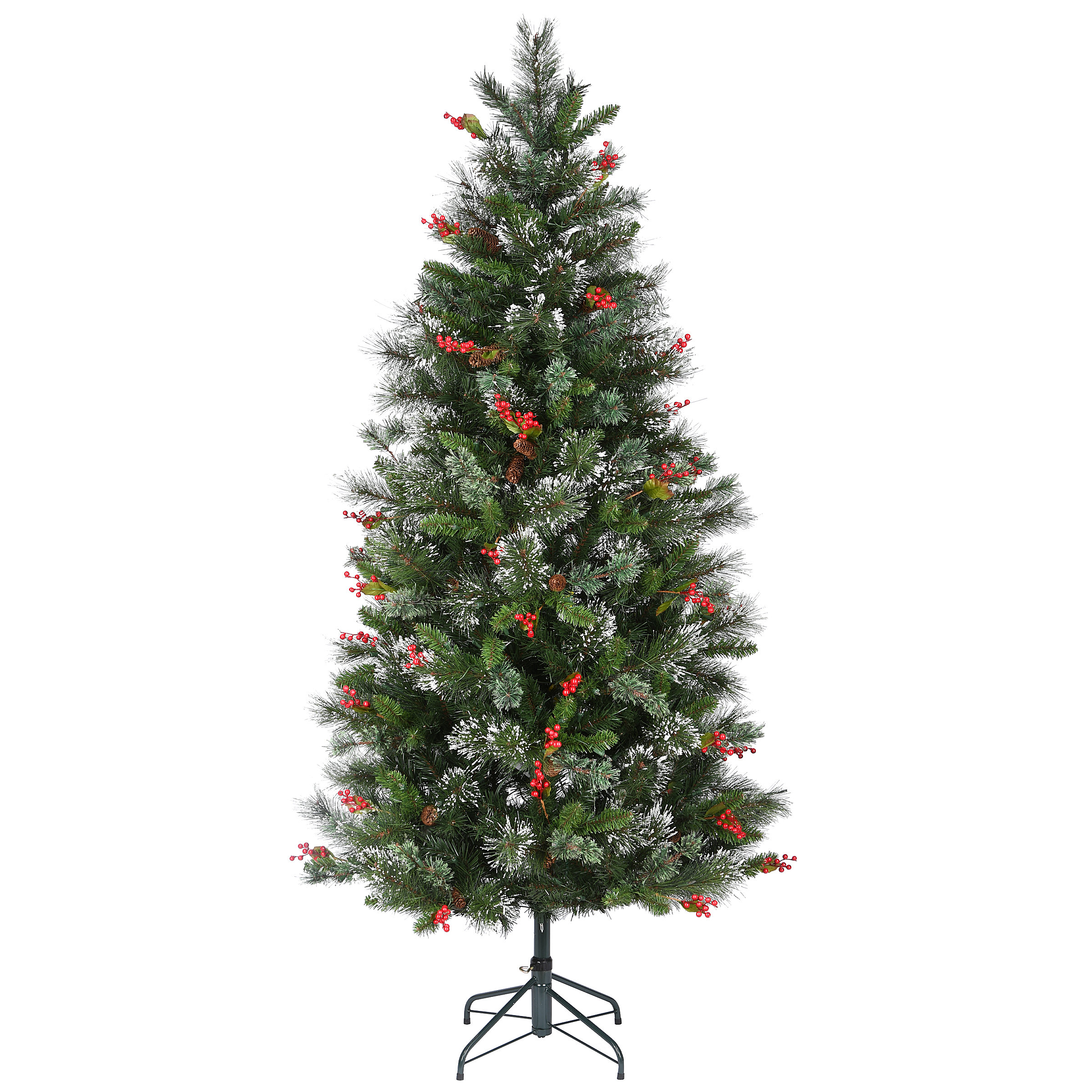 National Tree Co. Wintry 6.5' Lighted Pine Christmas Tree & Reviews ...