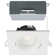 3.5" Square Selectable Color Temperature Dimmable Air-Tight IC Rated LED Canless Recessed Lighting Kit