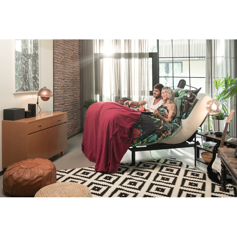 Bedgear Flex L Adjustable Bed - Multi-Angle Adjustability - Wireless Remote Control, Queen