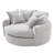 Full-Compressed Round Chaise Sofa-995261454