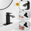 Robinet de salle de bains monotrou avec ensemble de drainage-79721951
