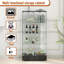 Vitrine moderne en verre avec lumières DEL-663844873