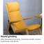 Chaise berçante en bois massif