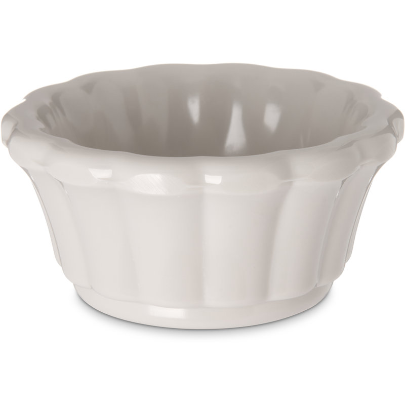 Mélamine festonnée à la mélamine, 1 oz, Os