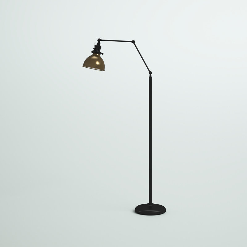 Ralston 61'' Black Task Floor Lamp