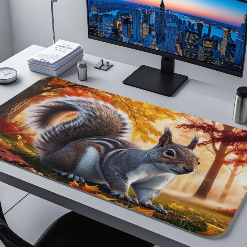 Polyester Desk Pad, 31.5x15.5