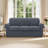 4 Piece Stretch Jacquard Couch Cover, Sofa Slipcover for 3 Cushion Couch, Machine Washable Furniture Protector(Sofa, Gray)-1400389080