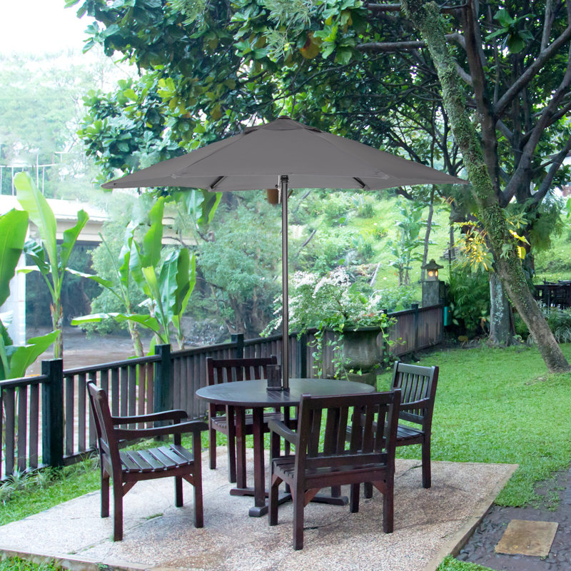 McKenney 196cm Market Parasol, Grey