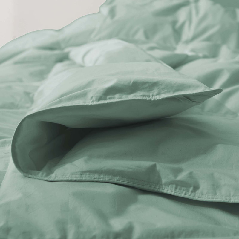Fill Power All Season, King Down Comforter, Green