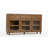 Rustic Modern Solid Pine Wood Sideboard Console Cabinet with Storage - 88"