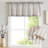 Linen Blend Striped Window Valance -1818519353