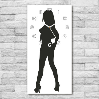 Janeidy Glass Wall Clock
