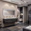 Meuble-lavabo mural simple de 40 po Ophir-23842348