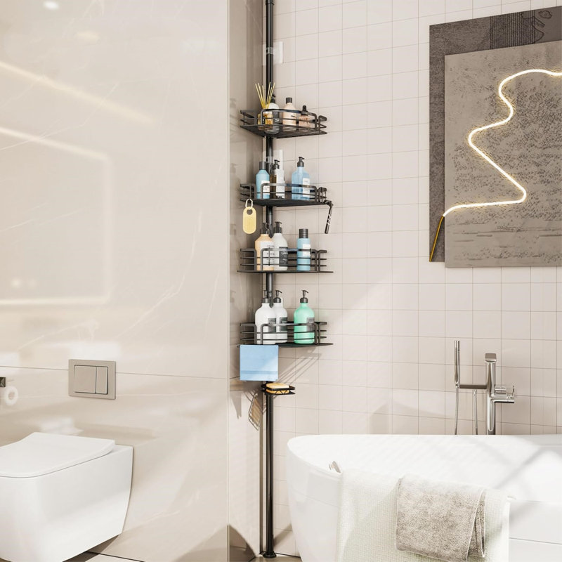 Freestanding Stainless Steel Shower Caddy