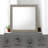 Mari Light Gray Finish Mirror