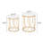 Glass Tray Top Nesting Tables