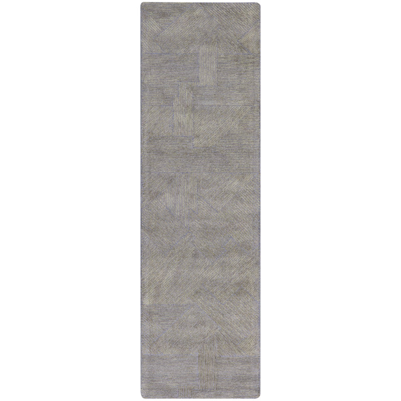 Tapis ardoise Chrisann, Tapis de couloir 2 pi 3 po x 8 pi
