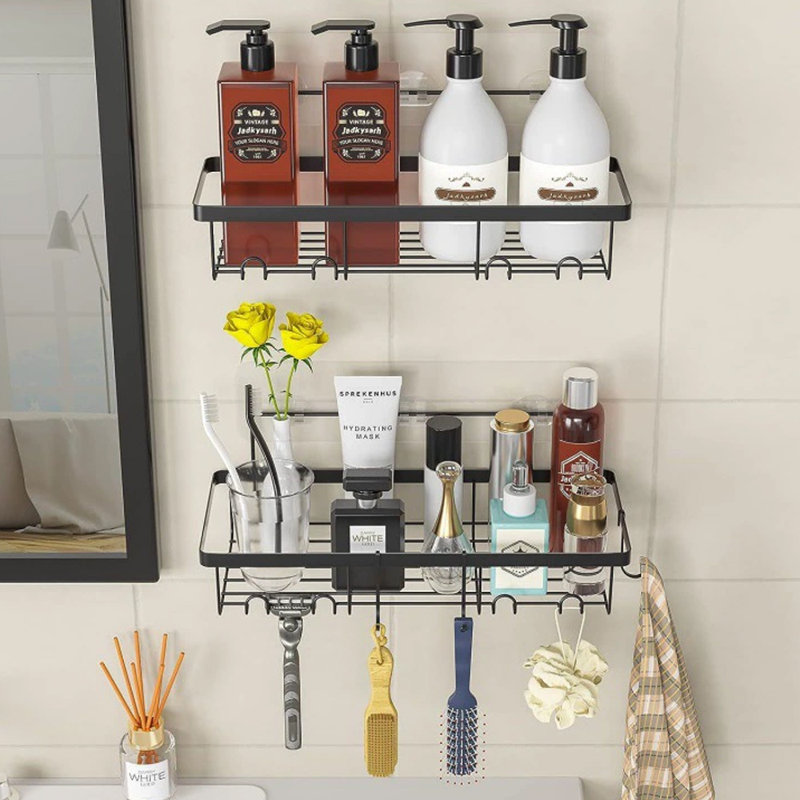 Shower Caddy No Drilling Rust-Proof 2 Pack