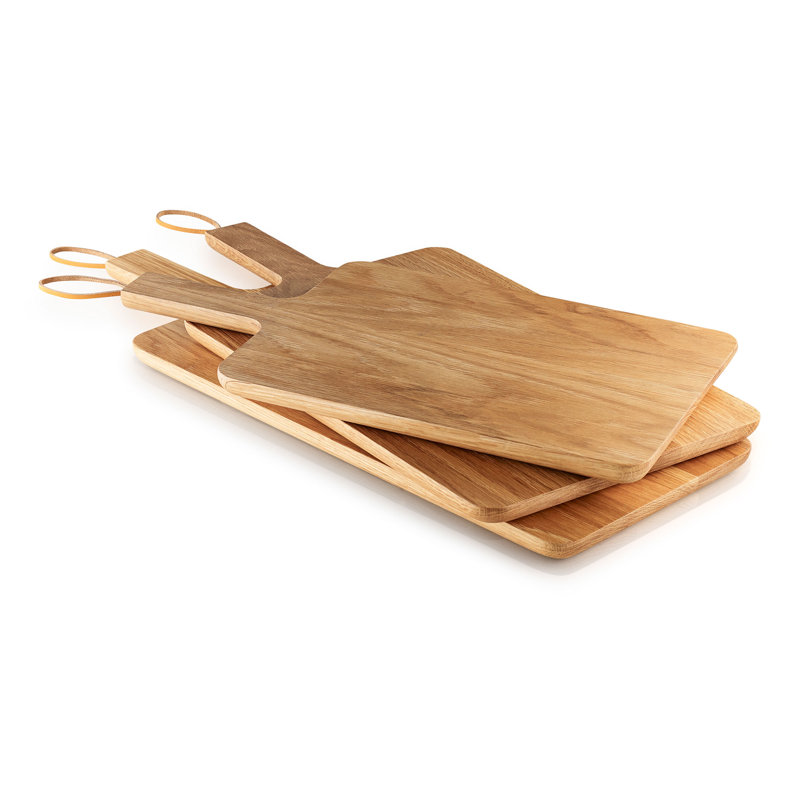 Nordic Oak Wood Chopping Board, 2cm H x 22cm W x 57.5cm D