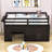 Dianira Kids Twin Loft Bed with Drawers-1550010852