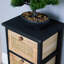 Ambrey Fully Assembled 3 Rattan Drawer Chest Storage Unit